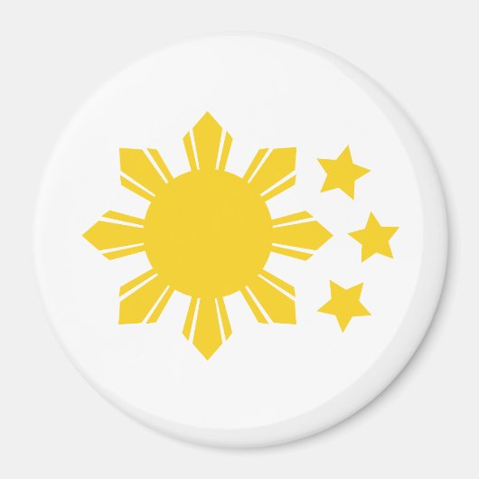 Filipijnse vlag - trots om Pinoy te zijn! Magneet (Voorkant)