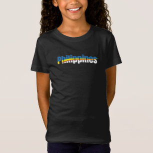 Filipijnse Vlag Trots - Typografie Kunst T-shirt
