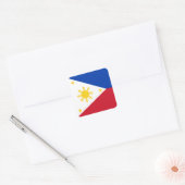 Filipijnse vlag vierkante sticker (Envelop)