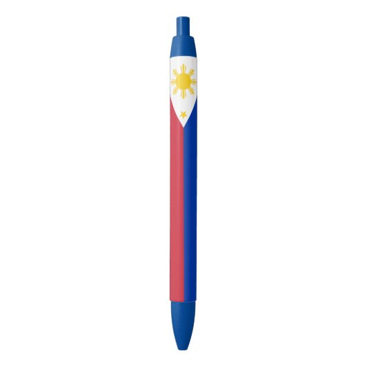 Filipijnse vlag zwarte inkt pen (Voorkant Verticaal)