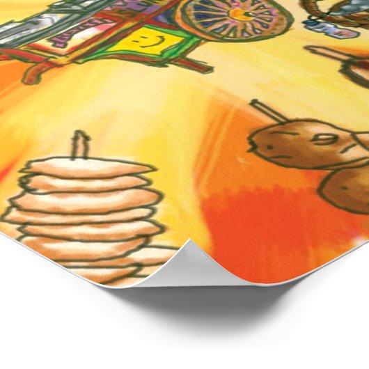 Filipijnse voeding poster (Hoek)