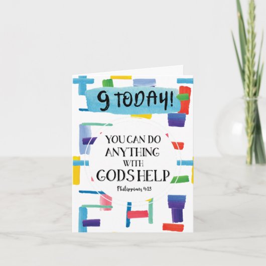 Filipijnse Waterverf van 4:13 9 vandaag Kaart (Voorkant)