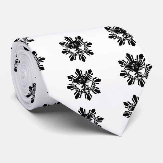 Filipijnse zon en arendrist stropdas (Opgerold)