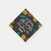 Filipijnse zwarte klaver 4:13 servet (Hoek)