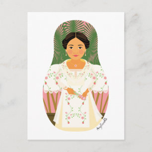 Filipina Matryoshka Briefkaart