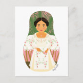 Filipina Matryoshka Briefkaart (Voorkant)