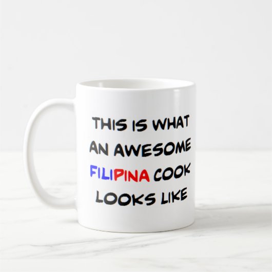 filipinekook, geweldige koffiemok (Links)