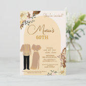 Filipiniana Thema Uitnodiging voor verjaardag Fili (Staand voorkant)