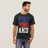 Filipino Ako (voor- en achterzijde) T-shirt (Voorkant volledig)