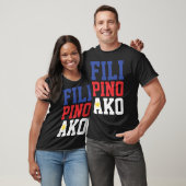 Filipino Ako (voor- en achterzijde) T-shirt (Unisex)