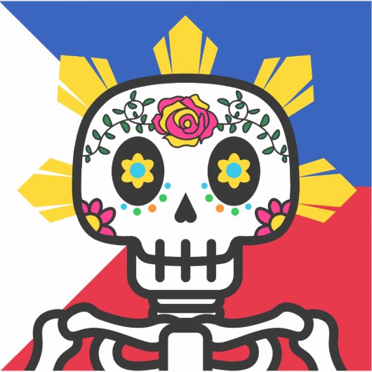 Filipino All Souls Day sticker (Voorkant)