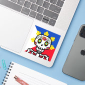 Filipino All Souls Day sticker (Laptop met iPhone)