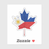 Filipino - Canadian Heritage Sticker (Vel)