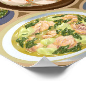 Filipino Dishes/Pinoy Food Ulam Poster (Hoek)
