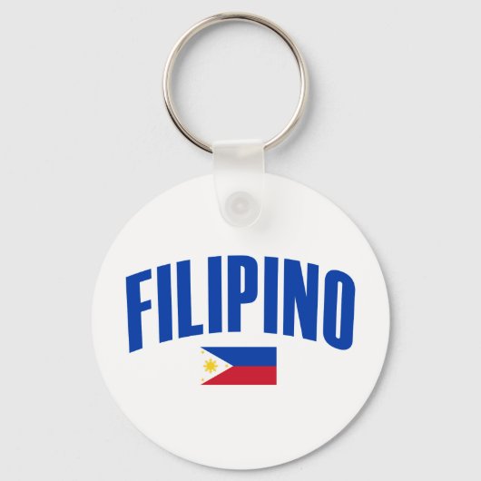 Filipino Filipijnse vlag Sleutelhanger (Voorkant)