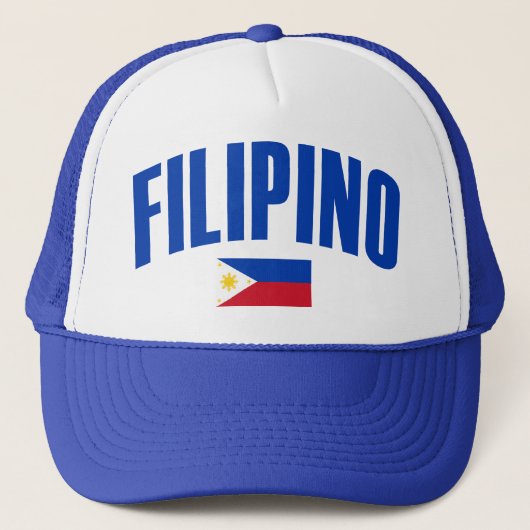 Filipino Filipijnse vlag Trucker Pet (Voorkant)