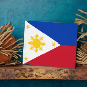 Filipino Flag Fotoplaat (Zijkant)
