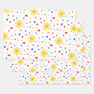 Filipino Flag Inpakpapier Vel