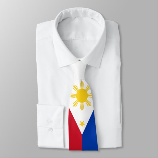 Filipino Flag Stropdas (Gebonden)