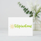 Filipino Food Briefkaart (Staand voorkant)