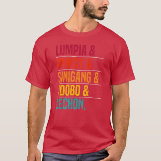 Filipino Food Lover Foodie Filippijnse keuken vi T-shirt