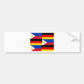 FILIPINO-GERMAN BUMPERSTICKER