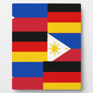 FILIPINO-GERMAN FOTOPLAAT