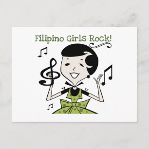 Filipino Girls Rock Briefkaart