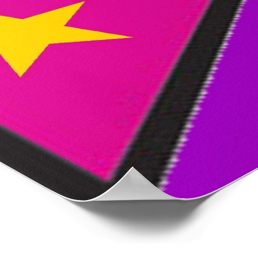 Filipino GLBT Pride Flag Poster (Hoek)