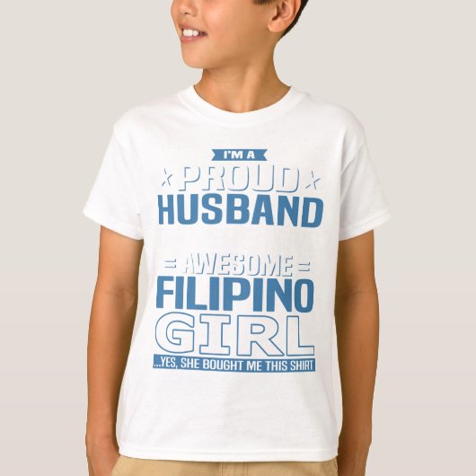 Filipino Husband T-shirt (Voorkant)
