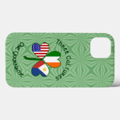 Filipino Irish American Flags Shamrock Personalize Case-Mate iPhone Case (Achterkant (horizontaal))