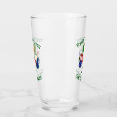 Filipino Irish American Flags Shamrock Personalize Glas (Links)