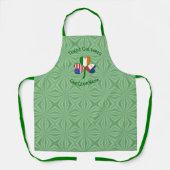 Filipino Irish American Flags Shamrock Personalize Schort (Voorkant)