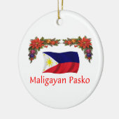 Filipino Kerstmis Keramisch Ornament (Links)