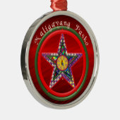 Filipino kerstparol metalen ornament (Rechts)