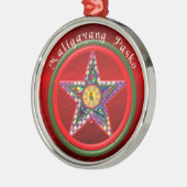Filipino kerstparol metalen ornament (Links)