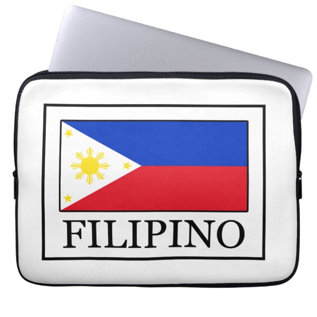 Filipino Laptop Sleeve (Voorkant)
