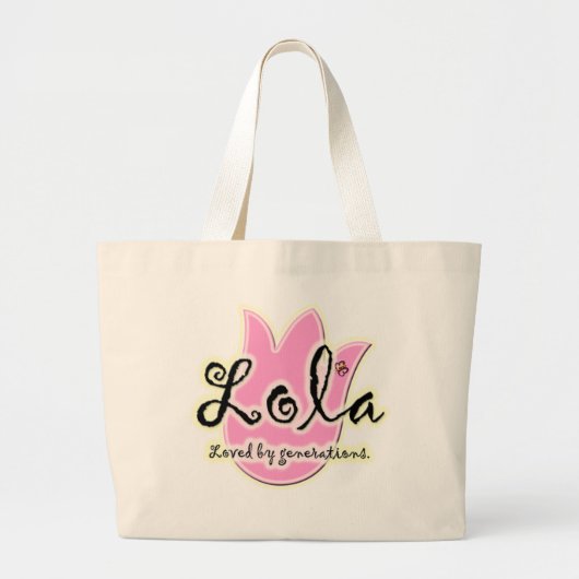 Filipino Lola Moederdag Gift Grote Tote Bag (Voorkant)