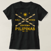Filipino Martial Art Eskrima Kali Arnis T-shirt (Design voorkant)