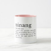 Filipino Ninang Definition Mug, Godmother Gift Mok (Midden)