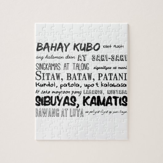 Filipino Nursery Rhyme reeks Legpuzzel (Verticaal)