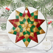 Filipino Parol Christmas Blessing Keepsake Keramisch Ornament