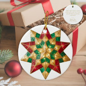 Filipino Parol Christmas Blessing Keepsake Keramisch Ornament