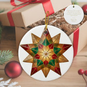 Filipino Parol Christmas Blessing Keepsake Keramisch Ornament