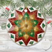 Filipino Parol Inspired Christmas Keepsake  Keramisch Ornament