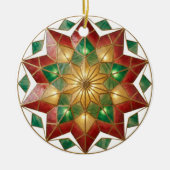 Filipino Parol Inspired Christmas Keepsake  Keramisch Ornament (Voorkant)