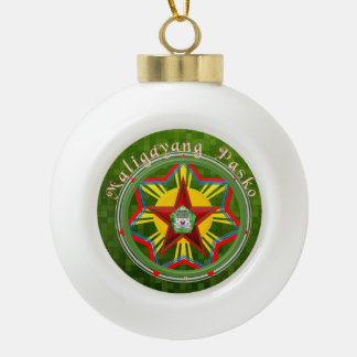 Filipino Parol, Jeepney, Filippijnse vlag Keramische Bal Ornament
