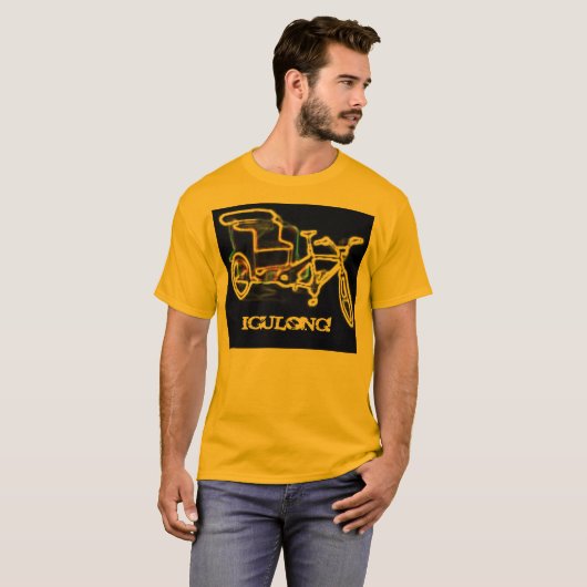 Filipino Pedicab: "Uitrollen!" T-shirt (Voorkant volledig)