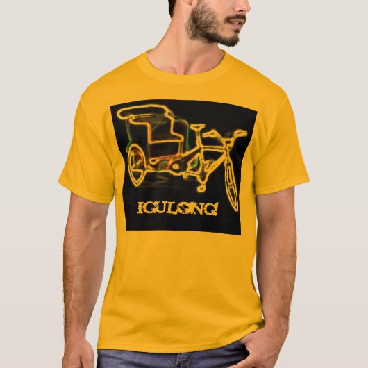 Filipino Pedicab: "Uitrollen!" T-shirt (Voorkant)