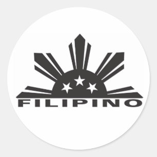 Filipino Pinoy Pride Ronde Sticker